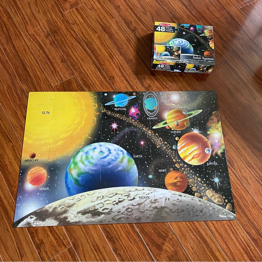 Melissa and Doug Large Floor Puzzle - Solar System - Planets